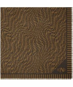 Fendi FF Vertigo motif Keffiyeh scarf
