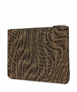 Fendi medium FF Vertigo motif pouch