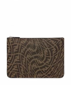Fendi medium FF Vertigo motif pouch