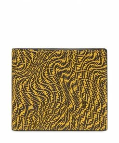 Fendi FF Vertigo pattern print wallet