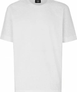Fendi distorted monogram pattern T-shirt
