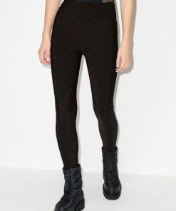 Fendi FF Karligraphy-pattern leggings
