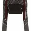 Fendi FF-logo cropped top