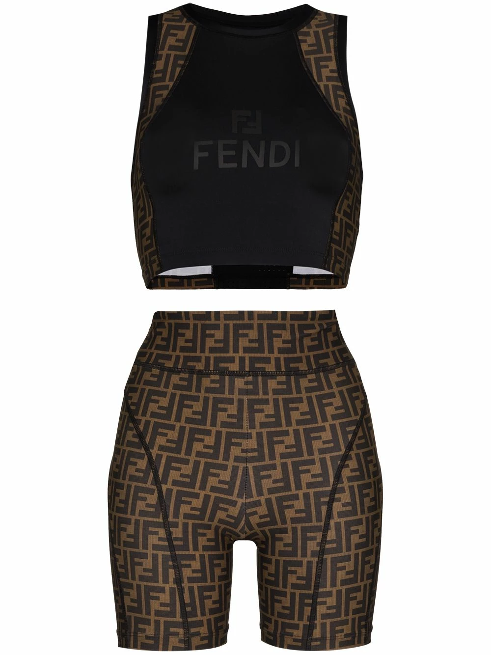 Best deal π Fendi Zucca two piece activewear set vests & tank tops of women π€© 3 Fendi Zucca two-piece activewear set