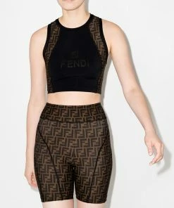 Fendi Zucca two-piece activewear set