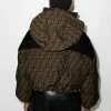 Top 10 π― Fendi FF motif padded jacket cropped jackets of women π 9 Fendi FF-motif padded jacket