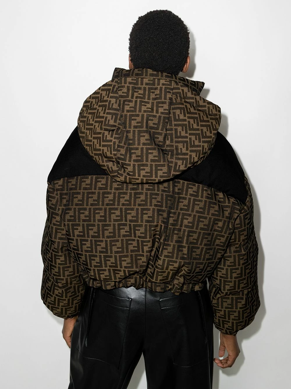 Top 10 π― Fendi FF motif padded jacket cropped jackets of women π 5 Fendi FF-motif padded jacket