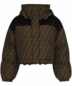Fendi FF-motif padded jacket