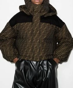 Fendi FF-motif padded jacket