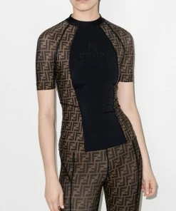 Fendi FF-motif performance T-shirt