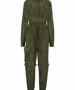 Fendi FF-logo utility jumpsuit