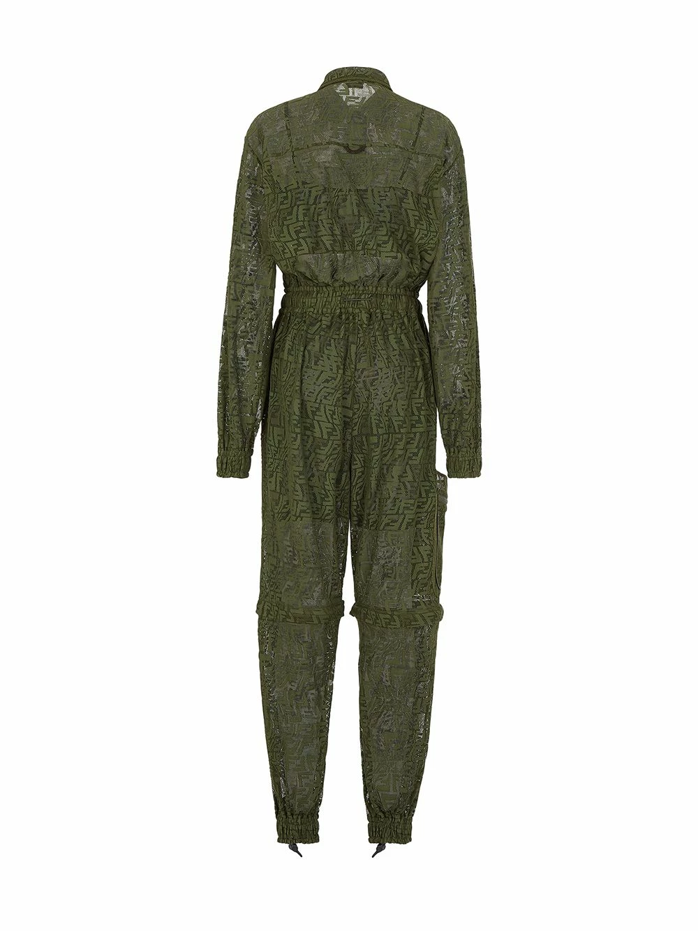 Brand new β Fendi FF logo utility jumpsuit full length of women π 4 Fendi FF-logo utility jumpsuit