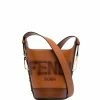 Fendi logo-debossed bucket bag