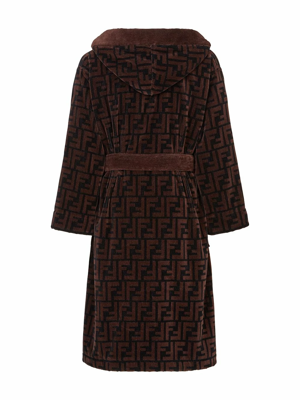 Best Sale π Fendi FF logo cotton robe loungewear of men π 4 Fendi FF logo cotton robe