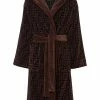 Fendi FF logo cotton robe