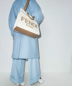Fendi shearling Sunshine tote bag