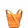 Fendi debossed-logo bucket bag