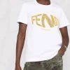 Top 10 π€© Fendi Logo embroidered short sleeve T π shirt t-shirts & jersey π shirts of women βοΈ 12 Fendi logo-embroidered short-sleeve T-shirt