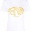 Fendi logo-embroidered short-sleeve T-shirt
