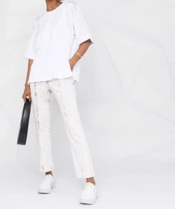 Fendi mesh-panel T-shirt