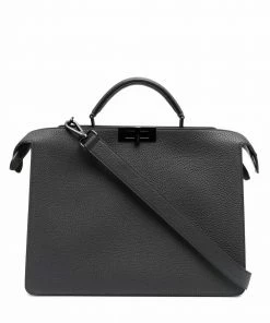 Fendi twist-lock briefcase
