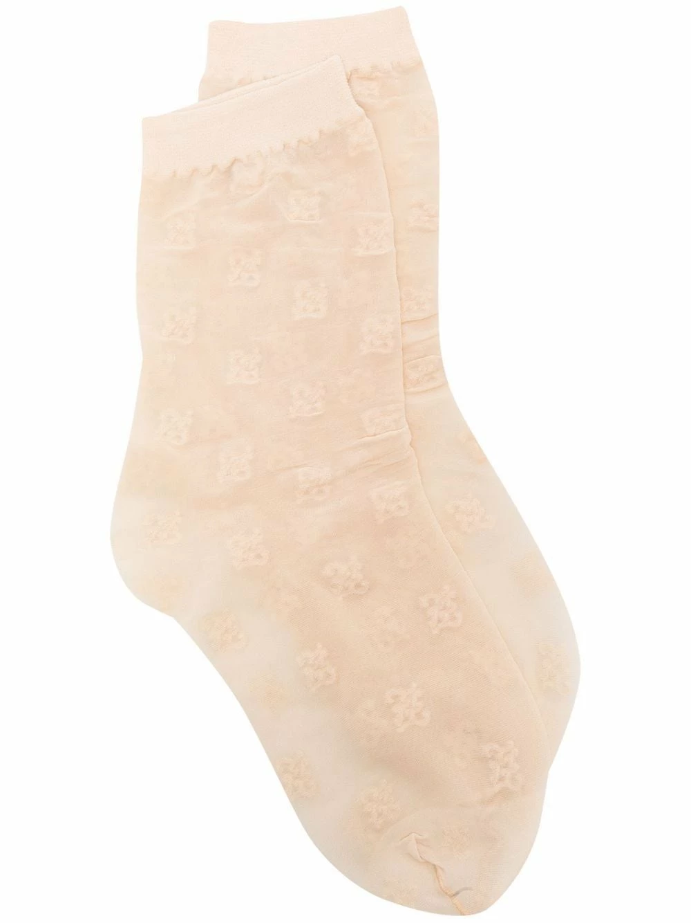 Discount π― Fendi Karligraphy embroidered mesh 𧦠socks of women π 3 Fendi Karligraphy-embroidered mesh socks