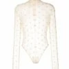 Top 10 π Fendi FF motif high neck bodysuit bodies of women π 6 Fendi FF-motif high-neck bodysuit