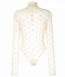 Fendi FF-motif high-neck bodysuit