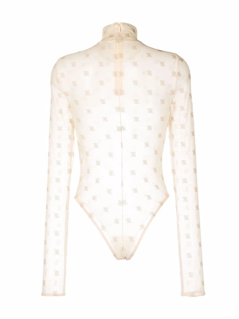 Top 10 π Fendi FF motif high neck bodysuit bodies of women π 4 Fendi FF-motif high-neck bodysuit
