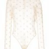 Fendi FF-motif high-neck bodysuit