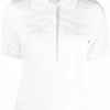 Fendi textured-finish short-sleeve polo shirt
