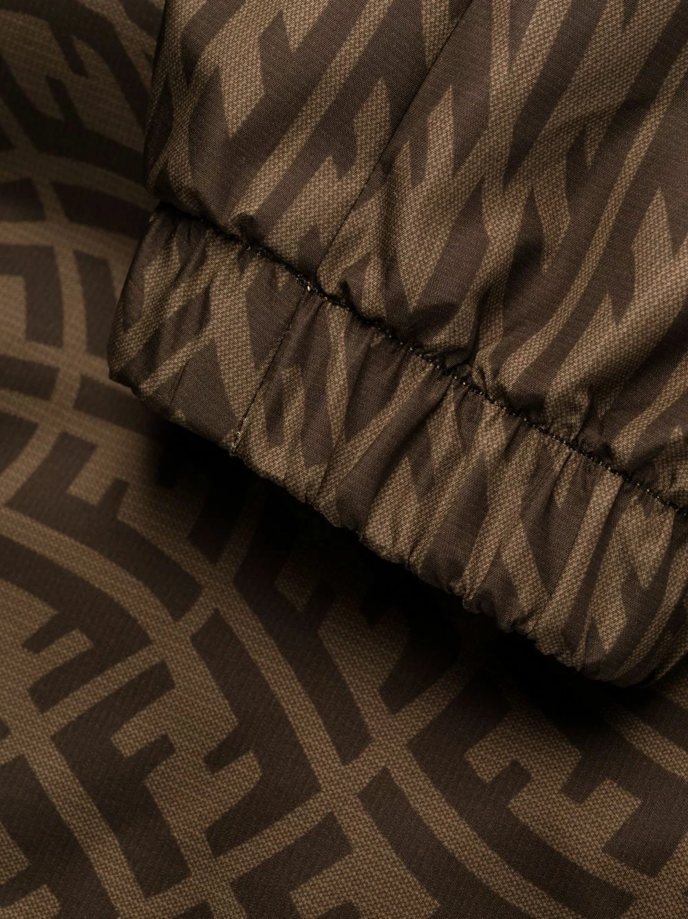 Discount ❤️ Fendi FF Vertigo motif jacket hooded jackets of men ⭐ 9 Fendi FF Vertigo-motif jacket