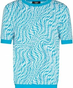 Fendi FF Vertigo short-sleeve jumper
