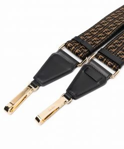 Fendi FF embroidered bag strap