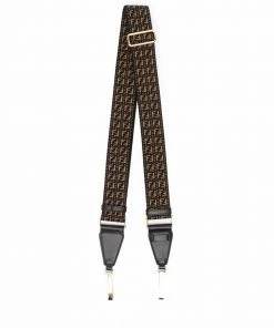 Fendi FF embroidered bag strap