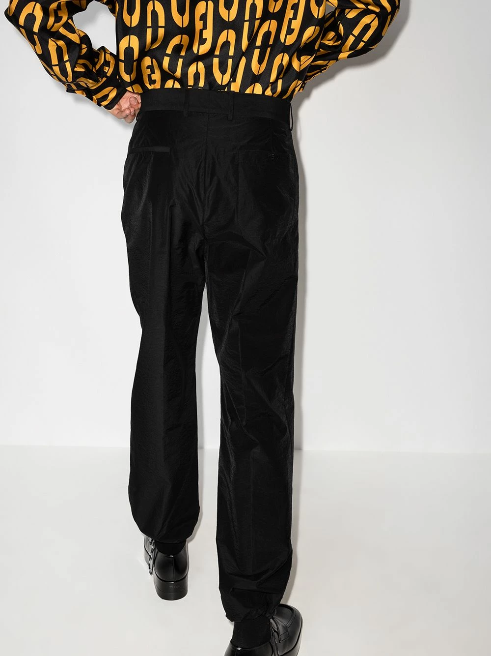 Best Sale π₯ Fendi Straight leg trousers loose fit pants of men π― 5 Fendi straight-leg trousers