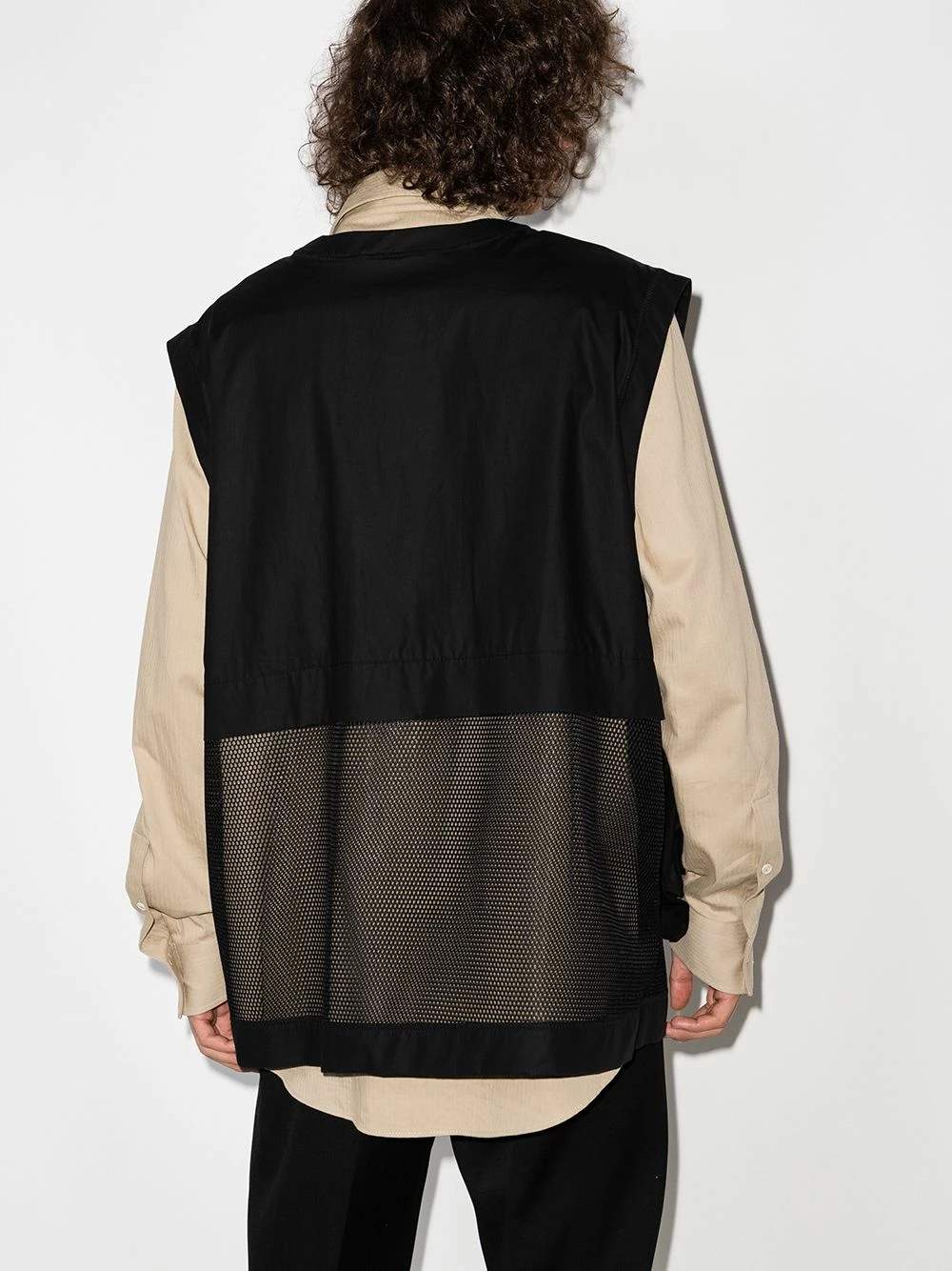 Hot Sale β¨ Fendi Mesh zip front gilet waistcoats & gilets of men π― 5 Fendi mesh zip-front gilet