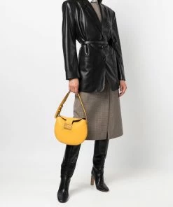 Fendi small Croissant leather shoulder bag