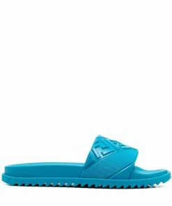 Fendi FF motif rubber slides