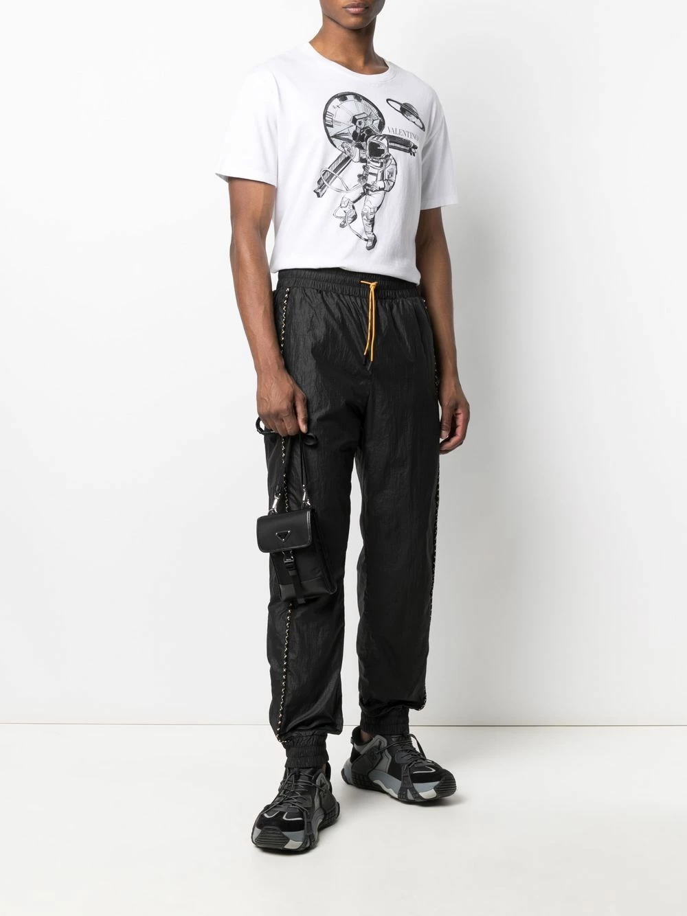 Cheapest π Fendi Drawstring fastening track pants sweatpants of men β 4 Fendi drawstring-fastening track pants