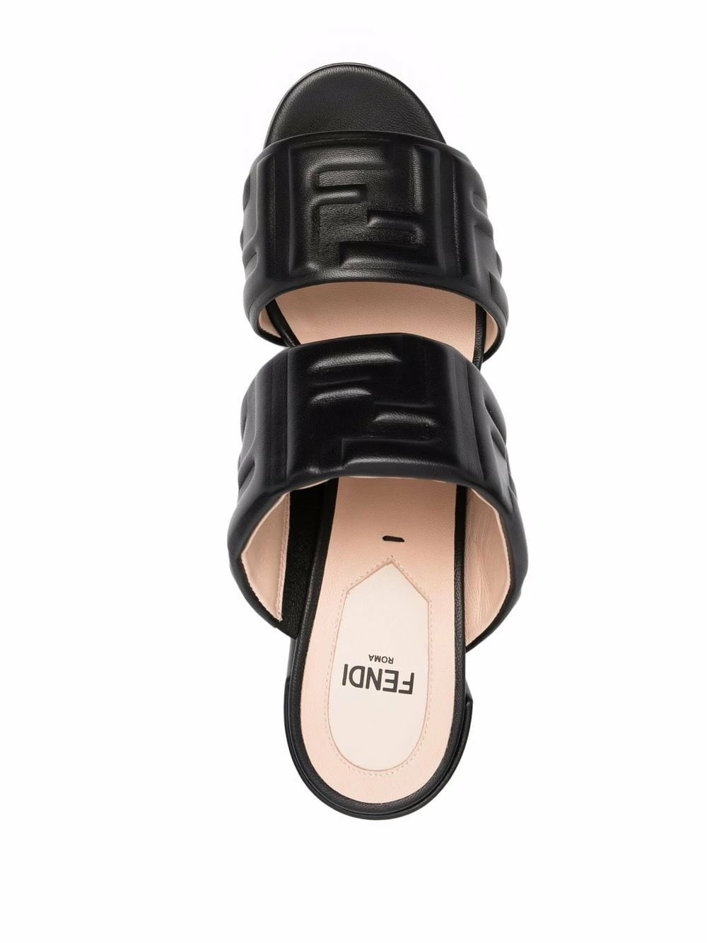 Cheapest π Fendi FF embossed logo π©΄ sandals of women 𧨠6 Fendi FF embossed logo sandals