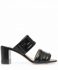 Fendi FF embossed logo sandals