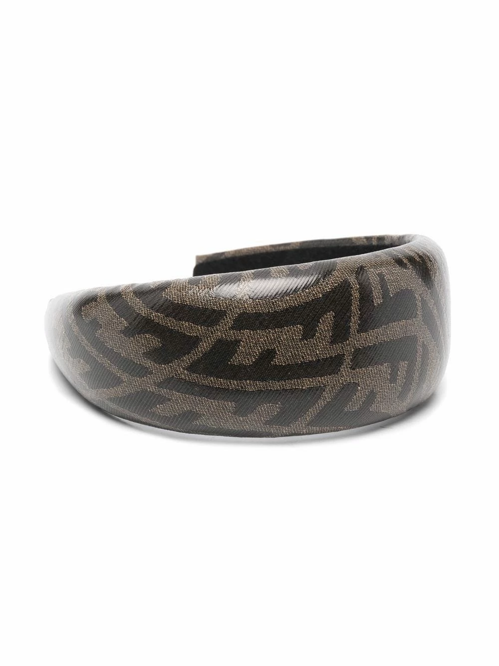 Budget π― Fendi FF Fish Eye print padded headband hair accessories of women β€οΈ 4 Fendi FF-Fish Eye print padded headband