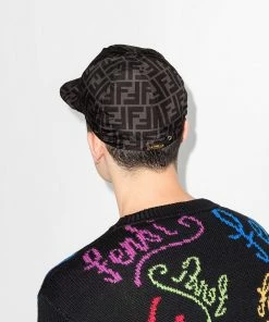 Fendi Zucca-monogram baseball cap