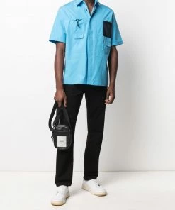 Fendi drawstring-waist straight leg jeans