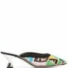 Deals π€© Fendi Bead embellished 70mm mules of women π₯° 1 Fendi bead-embellished 70mm mules