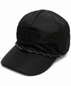 Fendi embroidered-logo cap