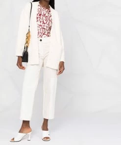 Fendi press-stud elongated cardigan