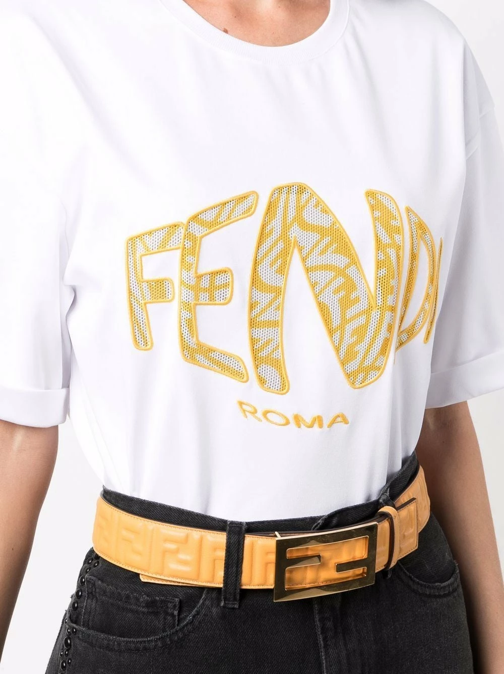 Cheapest βοΈ Fendi Fish Eye logo T π shirt t-shirts & jersey π shirts of women β 7 Fendi Fish-Eye logo T-shirt