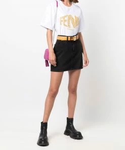 Fendi Fish-Eye logo T-shirt